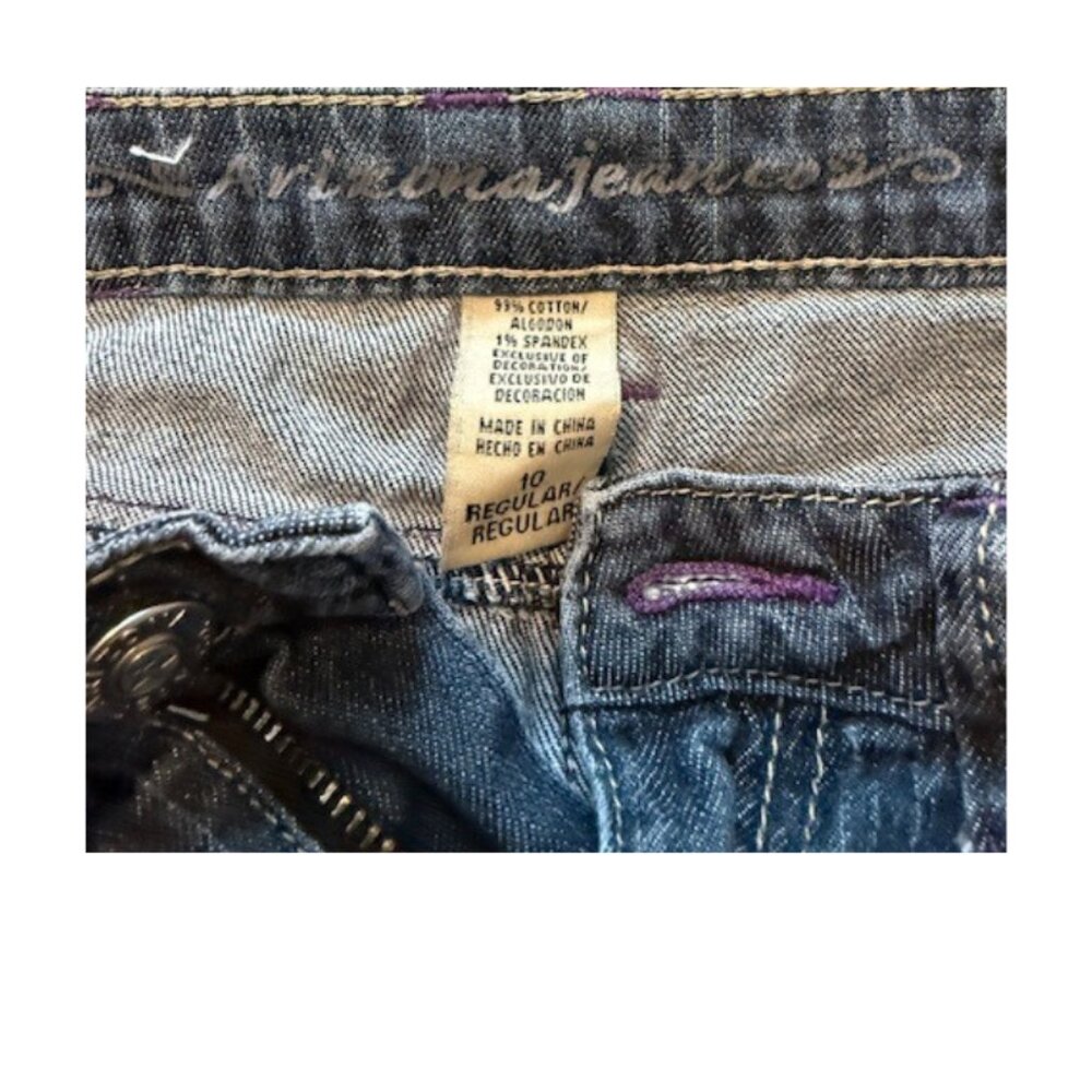 Arizona Jeans Girls Size 10 Regular – Classic Blue Denim - Picture 3 of 8